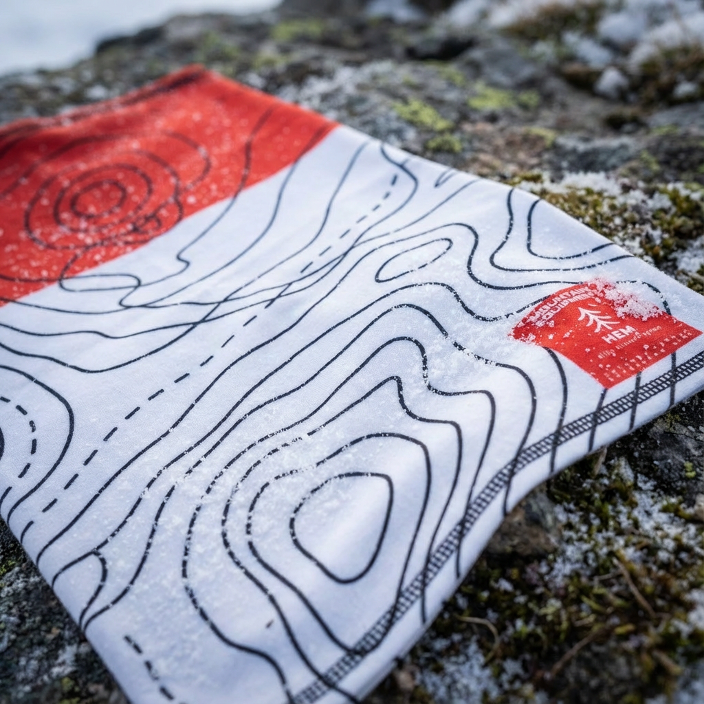 BEIGE Topography Map Buff