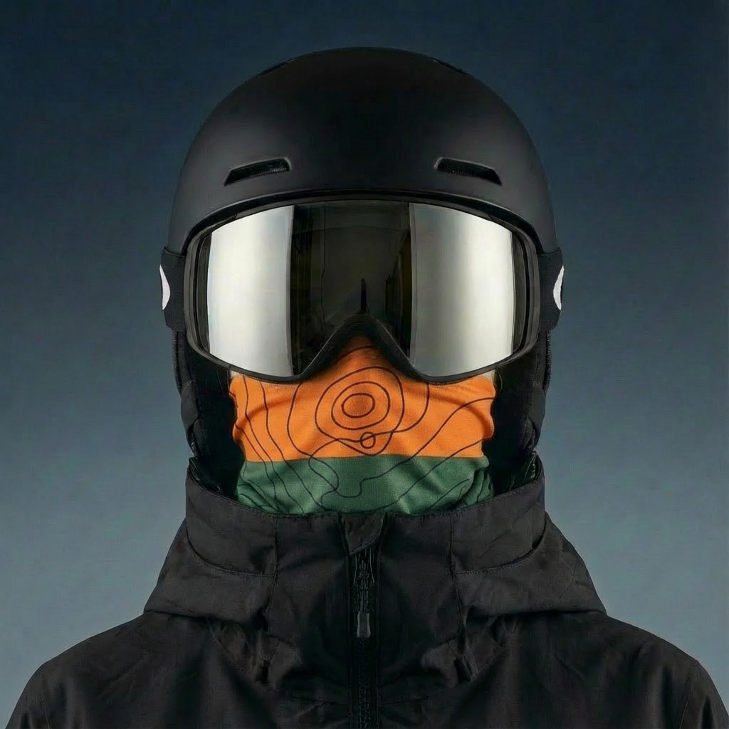 GREEN Topography Map Buff